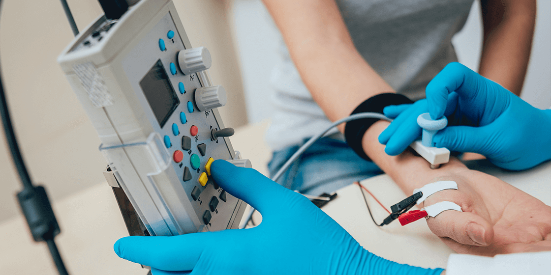 nerve conduction test on lower back