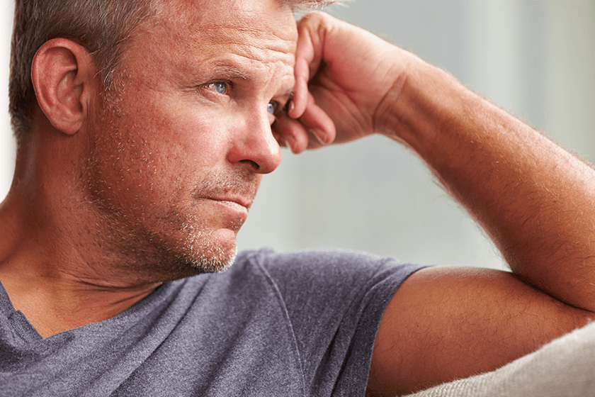 man undergoes pre-surgical psychological screening