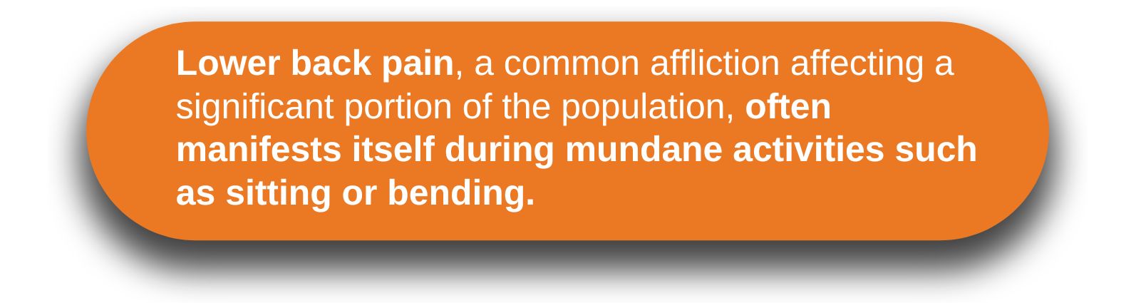 Lower back pain quote