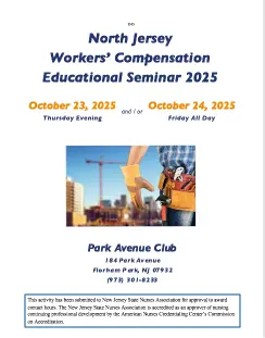 North Jersey Workers’ Compensation Educational Seminar 2025